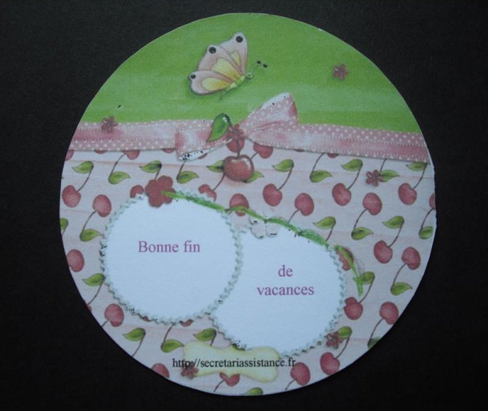 Invitation Anniversaire Theme Cerises Un Grand Marche