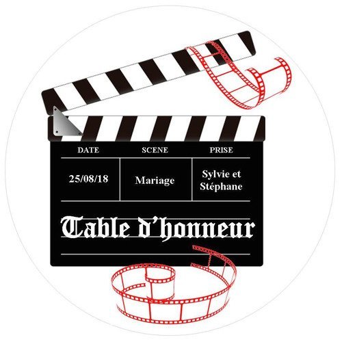 Nom de table cinéma
