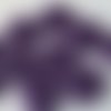 Boutons ronds violets de 12mm