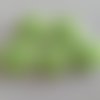 Boutons ronds verts clairs de 12 mm