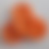 Boutons ronds orange de 20 mm
