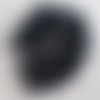 Boutons ronds noir de 0,9 mm