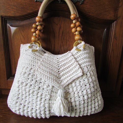 Sac à main chic crocheté à la main