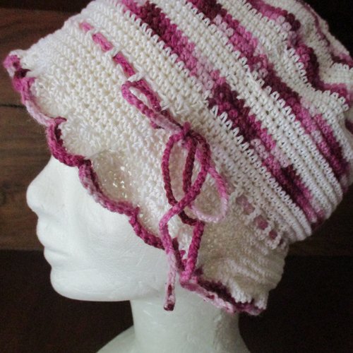 Chapeau  crochet, , bohème, vintage