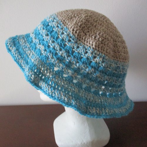 Chapeau  crochet, , bohème, vintage