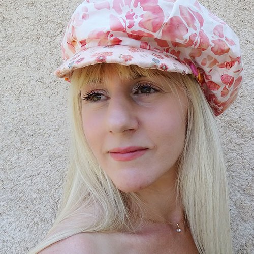 Casquette femme été petale