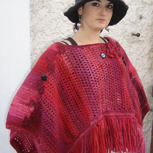 Poncho femme arequipa