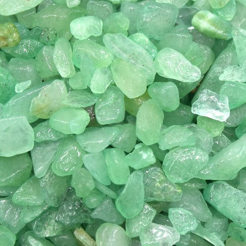 20grs minuscule puces aventurine non percés, 2~8x2~4 mm petites roches vert amazonite, cristal pierre cailloux,