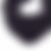 1 chapelet perles heishi en pâte polymère couleur noir ~40 cm 