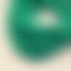 1 chapelet perles heishi en pâte polymère couleur vert ~40 cm 