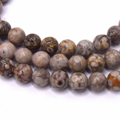 X20 perles de maifanite - pierre de santé - ø8mm rondes