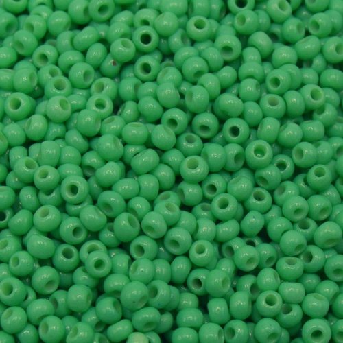 20grs perles de rocaille 12/0 fgb® grade a ronde 2mm - vert