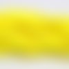 1 chapelet perles heishi en pâte polymère couleur jaune fluo  ~40 cm