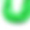 1 chapelet perles heishi  4mm en pâte polymère couleur vert clair ~39cm
