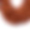 1 chapelet de perles heishi 6mm en pâte polymère pixels marron ~40 cm