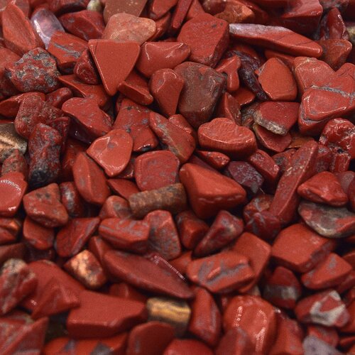 Pierres de jaspe rouge naturel non percés sachet de 50g