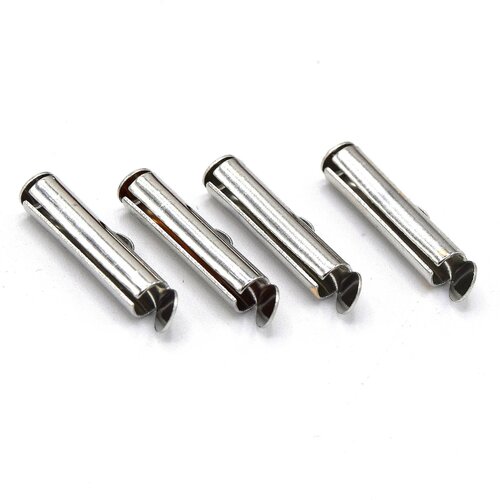 20 glissières de fer tubes de fermoir d'embout cordon, embouts de curseur, platine 20mm