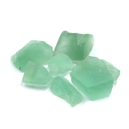 2 pierres de fluorite verte  non percé, minéral.