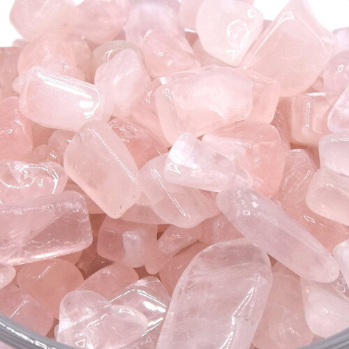 90grs de pépites de quartz rose non percés