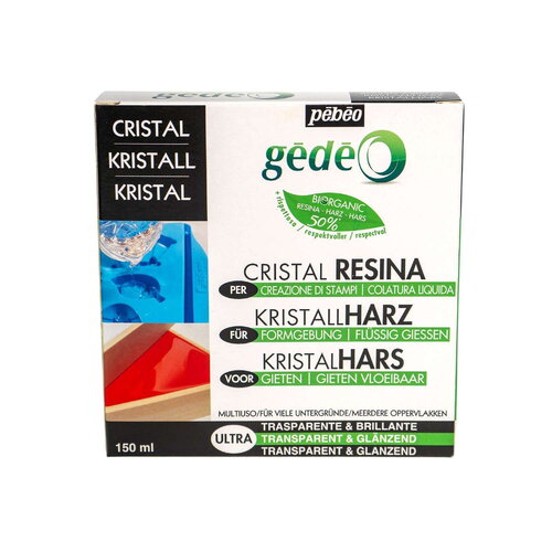 Kit de résine époxy cristal bio 150 ml  pébéo