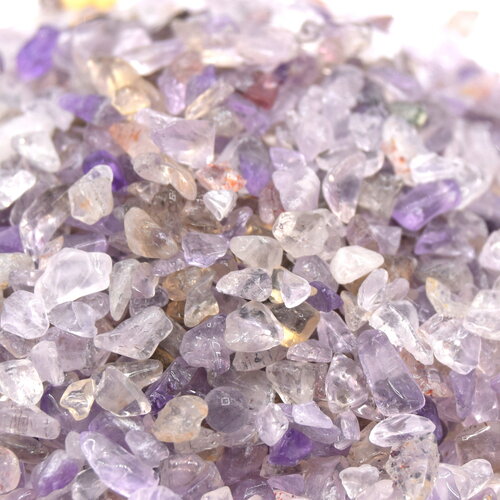 Minuscule puces amétrine naturelle non percés, 4~10mm, petites roches - lot de 20g/50g/90g