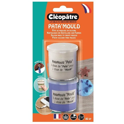 Patamould pâte de moulage bi-composant en 80gr - cléopâtre