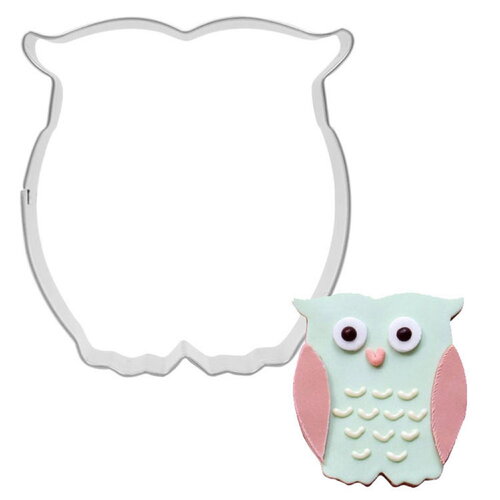 X1 emporte-pièce chouette, oiseau - gâteaux biscuit