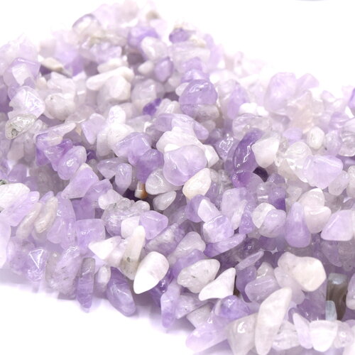 100 perles d'améthiste chips