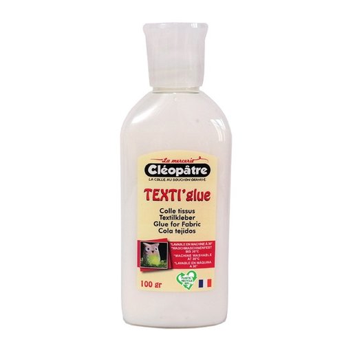 Colle pour tissus texti’glue en 100 gr cléopâtre