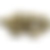Apprêt 30 embouts de cordon - caps coupelles en bronze 12mm  ea12 