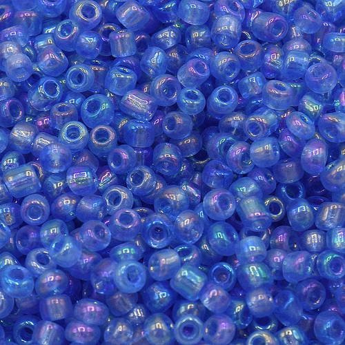 15g perles de rocaille verre ronde 2mm bleu marine dépoli opaque 12/0 