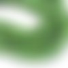 20 perles baril turquoise de synthèse verte veiné 12mm pt01 