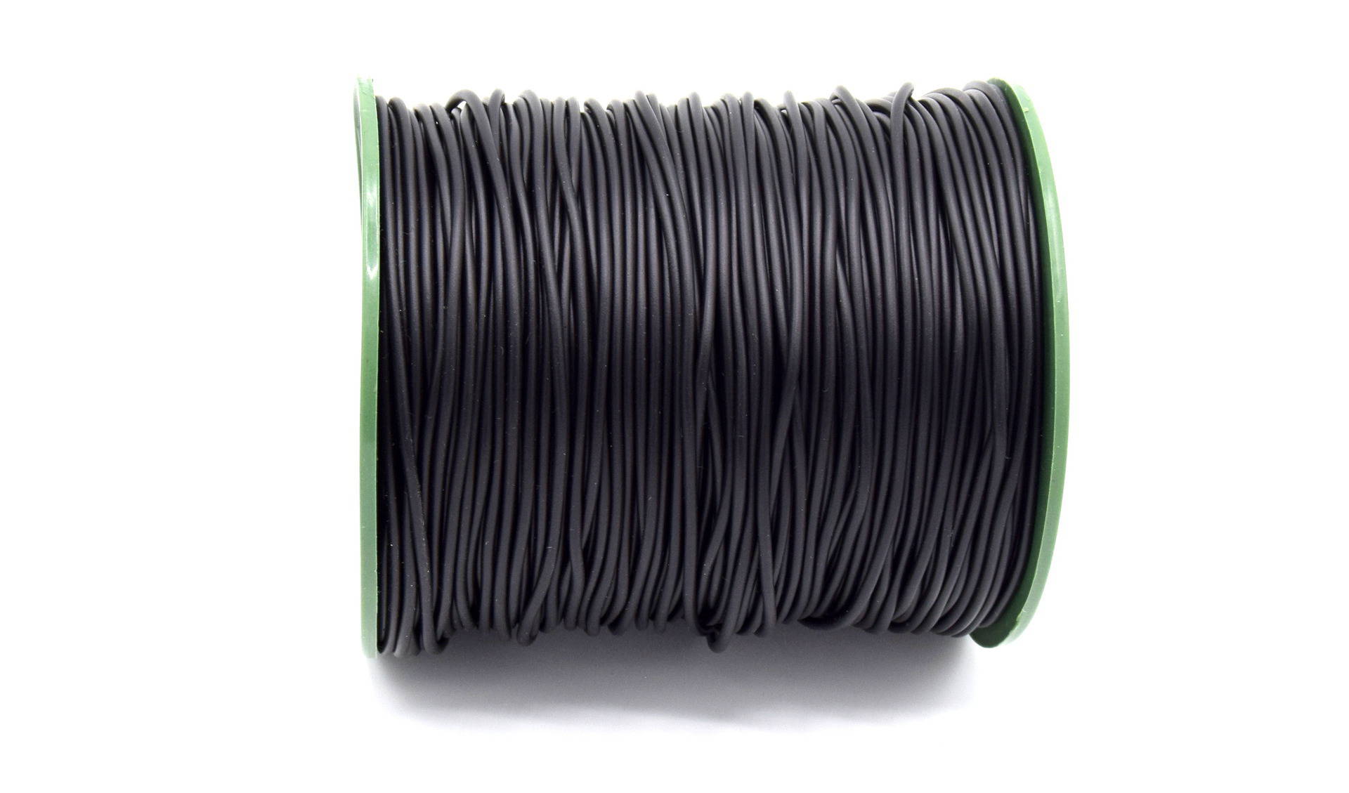 Un mètre de cordon de caoutchouc noir buna cord plein 4 mm - Un grand marché