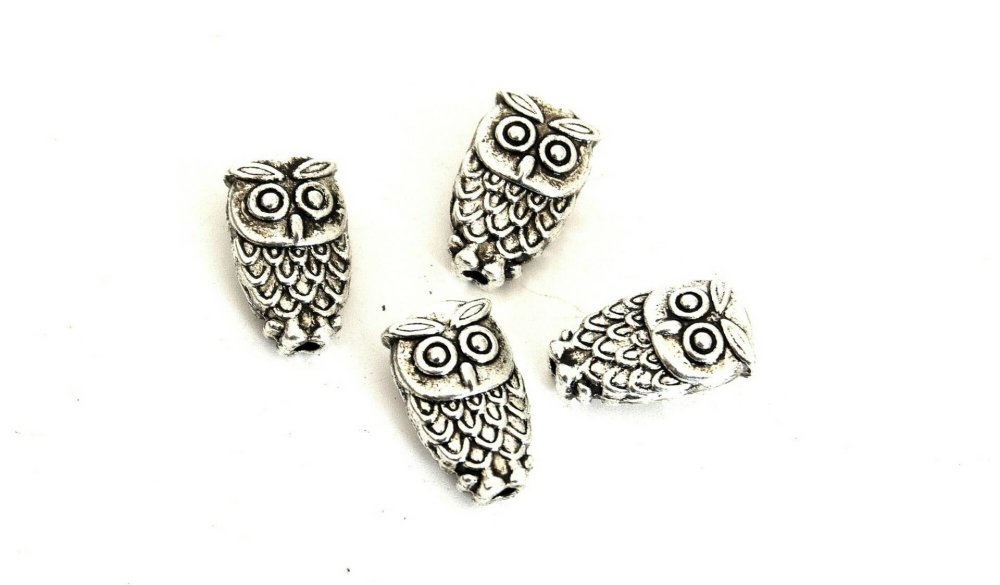 Buy 31 pcs tibétain alliage d'argent fleur charmes perles entretoise de charme, taille: 9x9x5mm