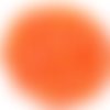 110 perles à facettes  cristal verre toupie orange irisée  4mm ref pf42 