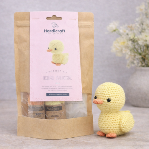 Kit crochet débutant amigurumi – canard kiki écologique