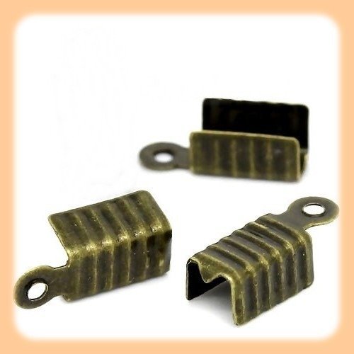 100 embouts à serrer 2 mm Noir