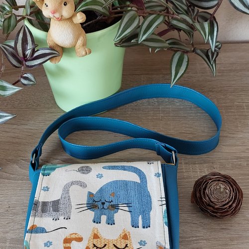 Sacoche enfant chat