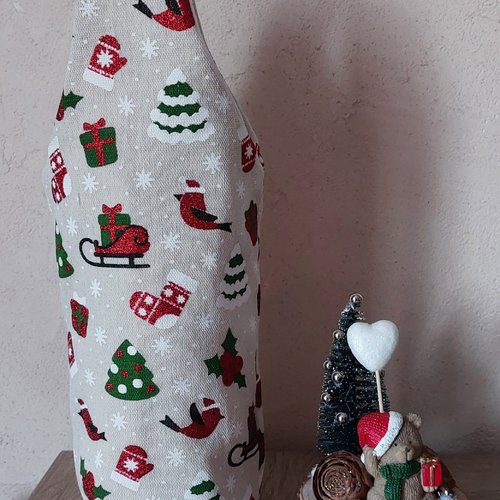 Porte bouteille noël
