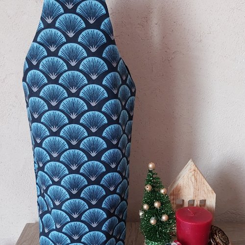 Porte bouteille bleu / jean