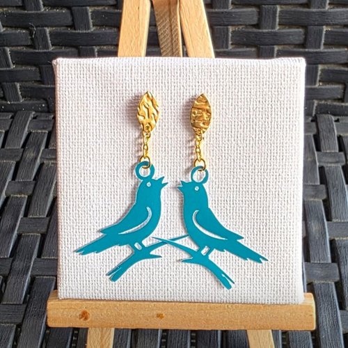 Boucles d'oreilles oiseaux