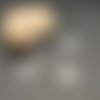 20 cabochons en verre 16mm