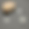 20 cabochons en verre 20mm