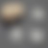 10 cabochons en verre 30mm