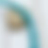 23 perles tortue en turquoise synthétique