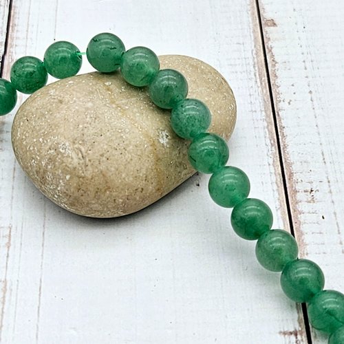 47 perles aventurine rondes 8mm