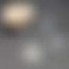 20 cabochons plats en verre 25mm