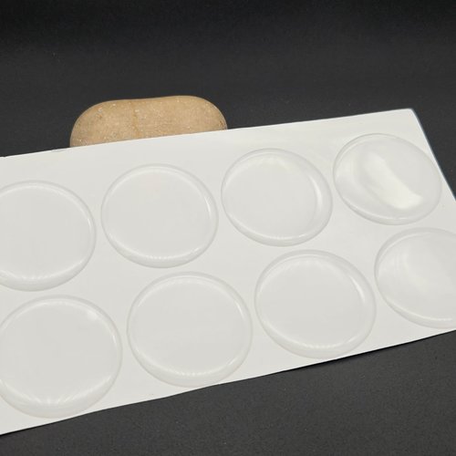 8 cabochons autocollants 35mm pour créations avec cabochons