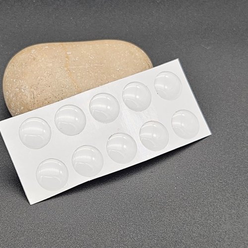 10 cabochons autocollants 8mm pour créations avec cabochons