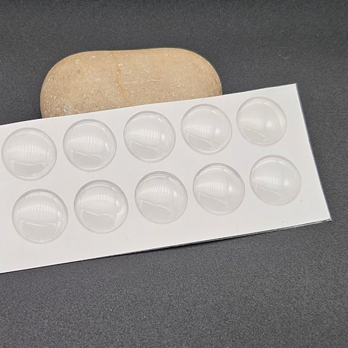 10 cabochons autocollants 14mm pour créations avec cabochons